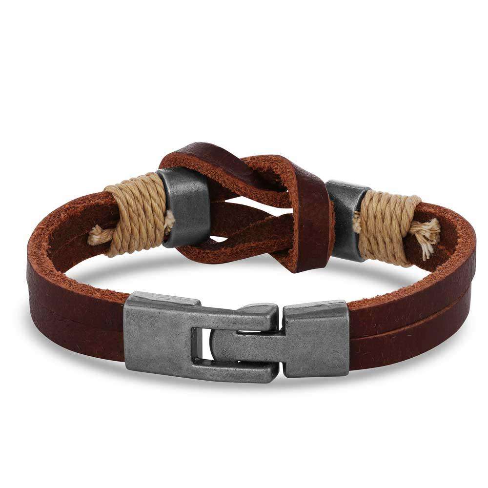 Montana Stronger Together Leather Bracelet