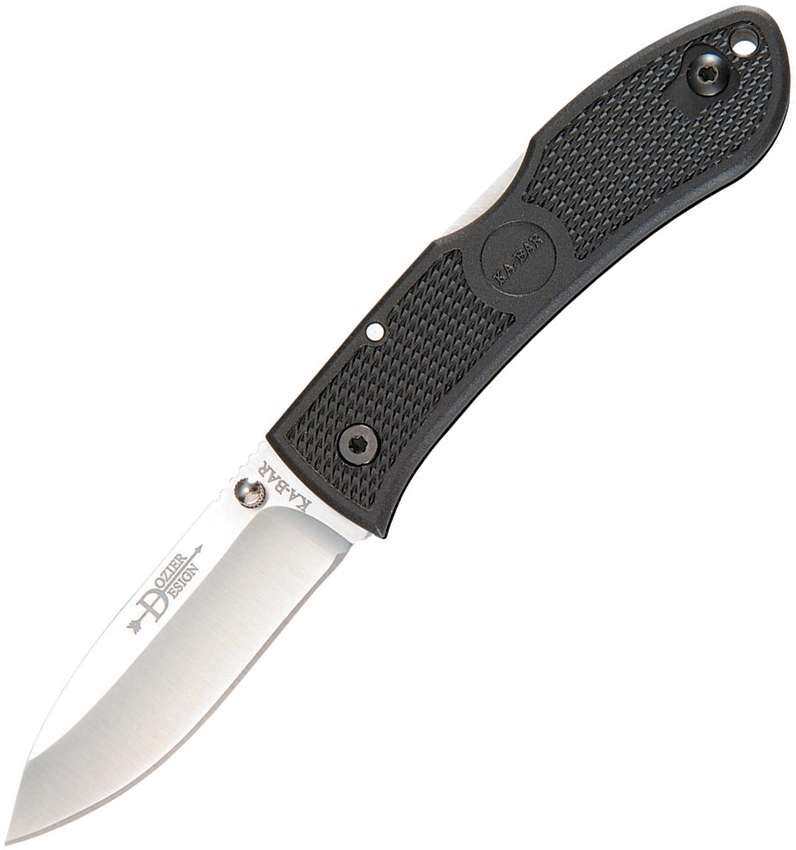 Ka-Bar Dozier Folding Knife With Clip Black