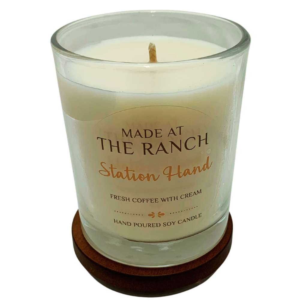 Made At The Ranch Station Hand Candle