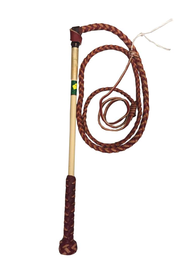 Nemeth Stock Whip Redhide Youth 4 Foot X 4 Plait
