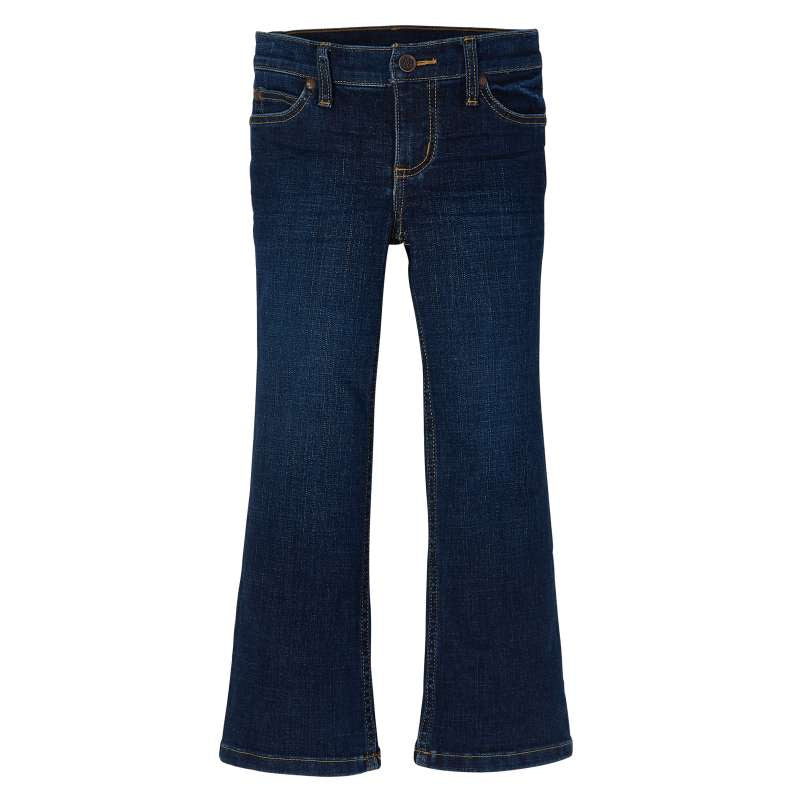 Wrangler Girls Boot Cut Jeans Indigo