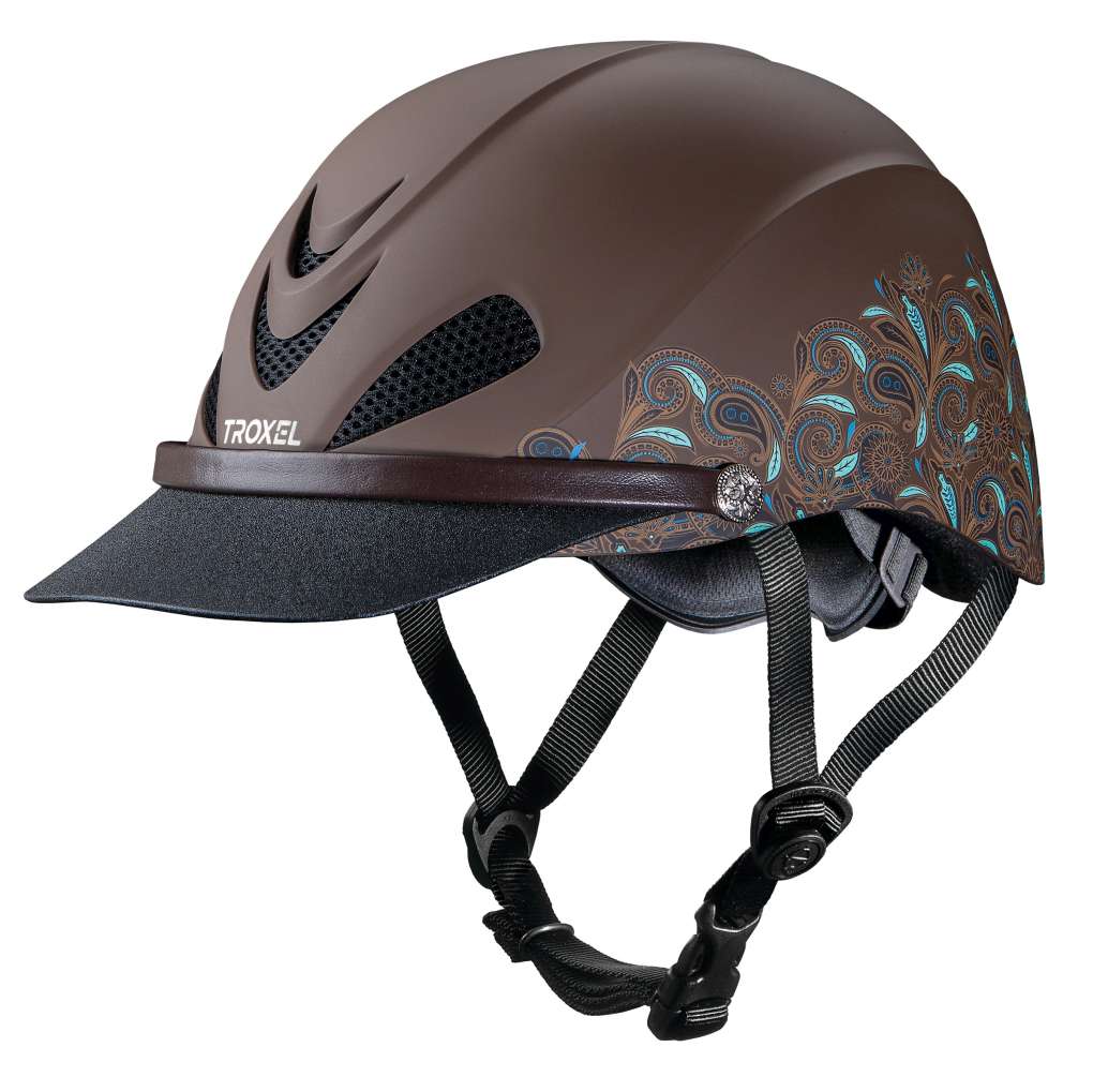 Troxel Helmet Dakota Turquoise Paisley