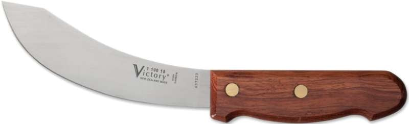 Victory Skinning Knife 15Cm Carbon Steel Wood Handle