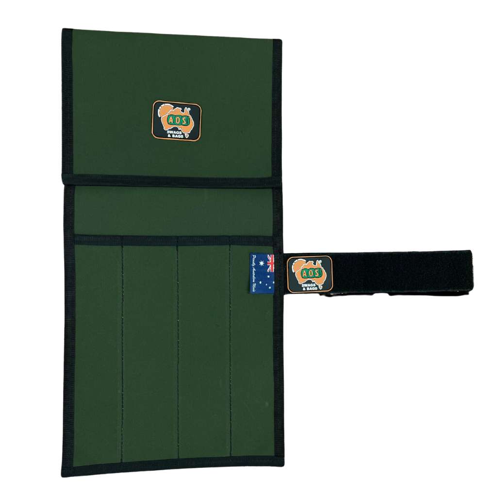 Canvas Knife Wrap 4 Slot