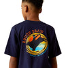 Ariat Boys Rough Draw Tee Classic Blue