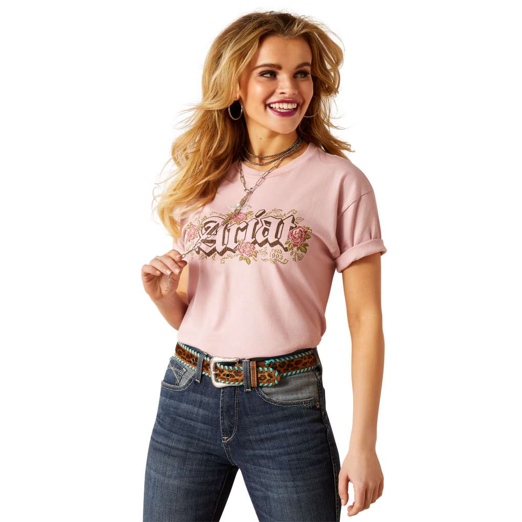 Ariat Ladies Gothic Florals Tee