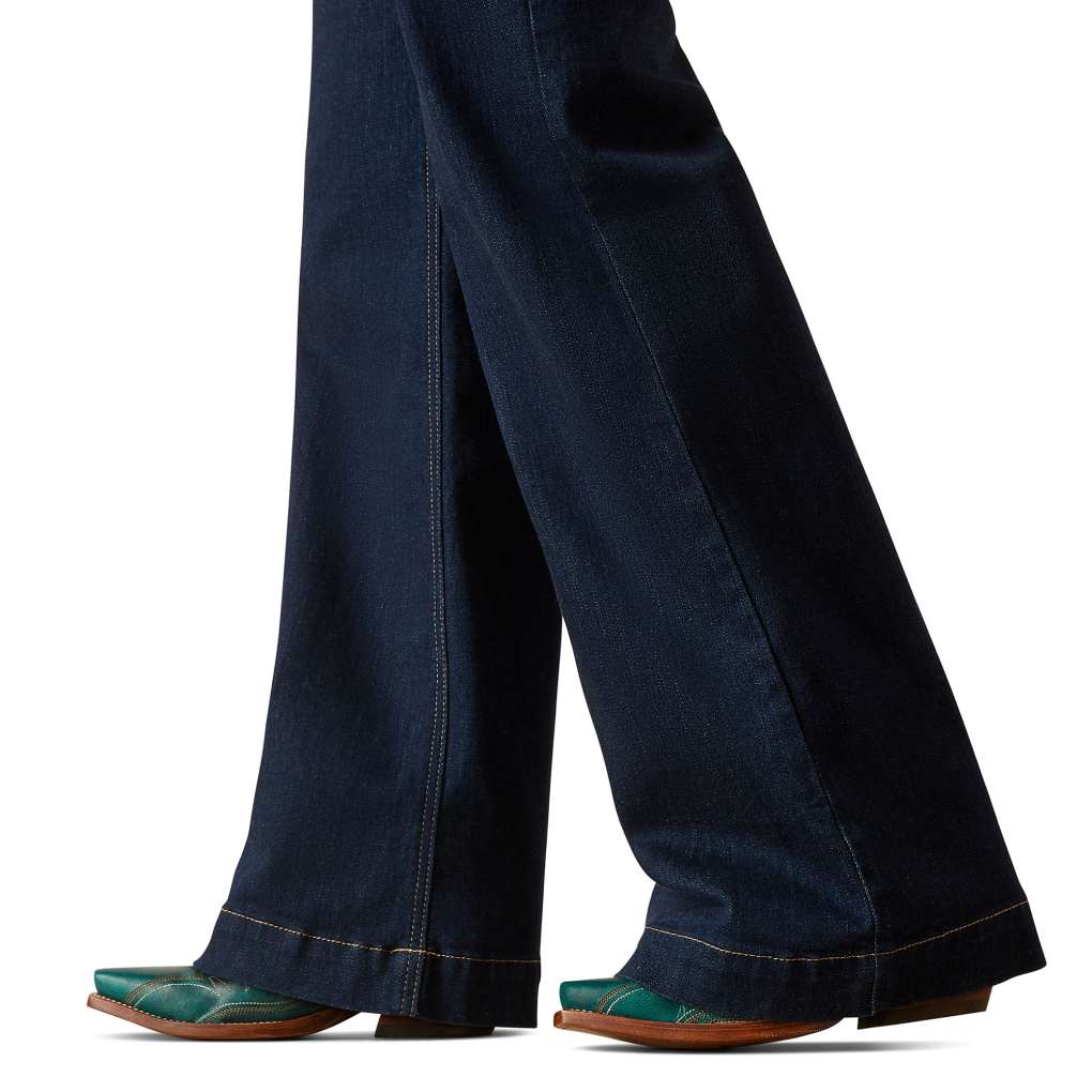 Ariat Ladies Western Rinse Wide Leg Jeans