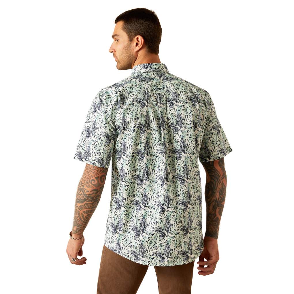 Ariat Mens Cyrus Classic Fit S/S Shirt Mint