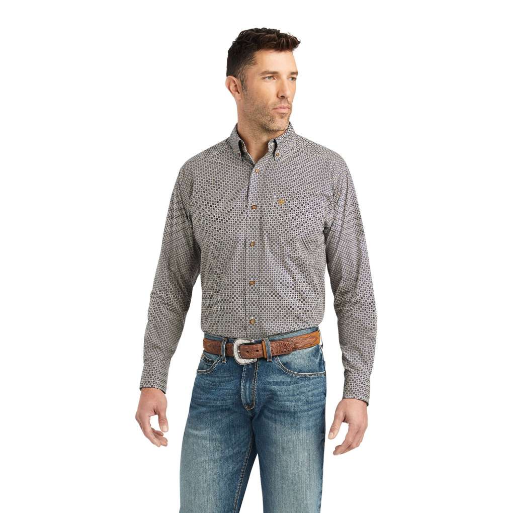 Ariat Mens Greysen Classic Shirt Estate Blue