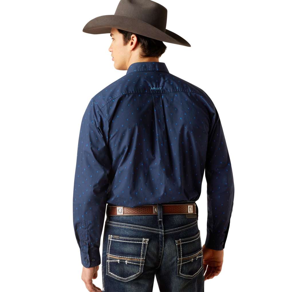 Ariat Mens Pollerd Fitted Dress Shirt