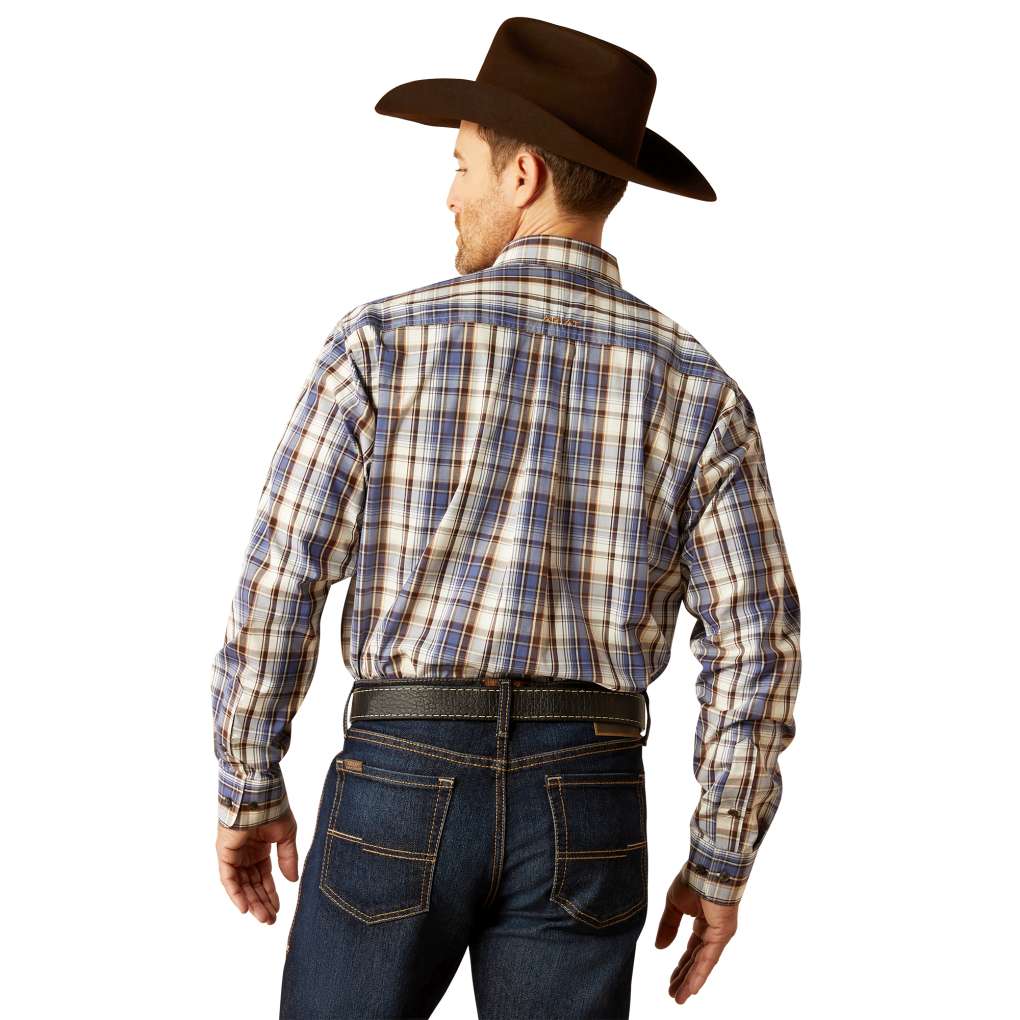 Ariat Mens Pro Cameron Shirt Grey Blue