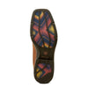 Ariat Mens Ridgeback Tan Bull Emboss/Orange Rust