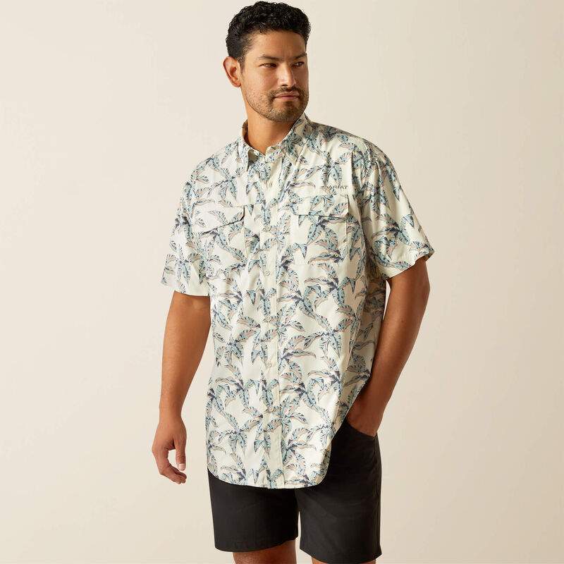 Ariat Mens Venttek Outbound S/S Shirt Papyrus