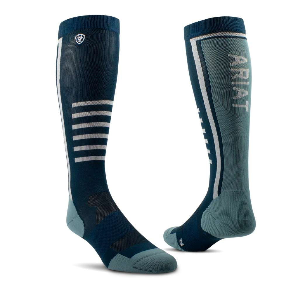 Ariat Uni Ariattek Slimline Socks Cote D Azur