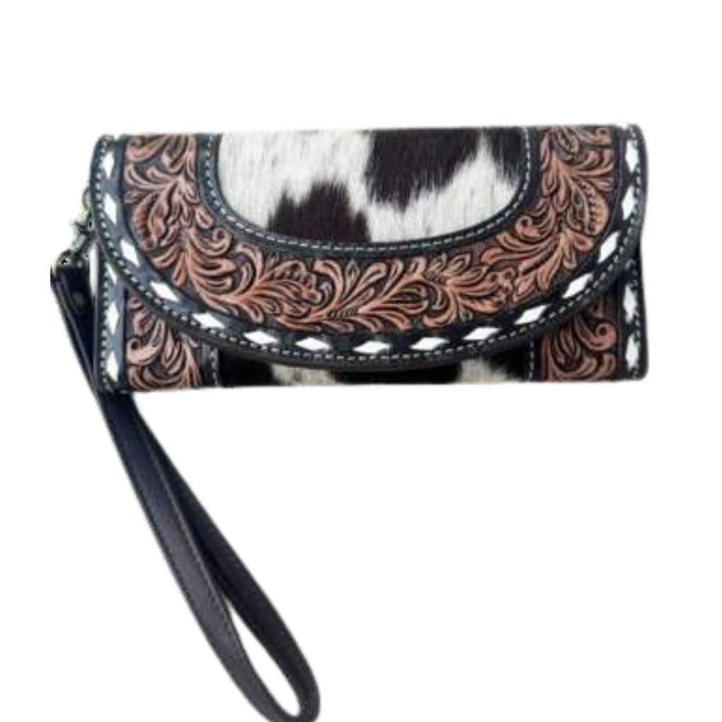 Design Edge Mateo Tooled Wristlet Wallet