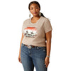 Ariat Ladies Adventure Tee Oatmeal Heather