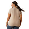 Ariat Ladies Adventure Tee Oatmeal Heather