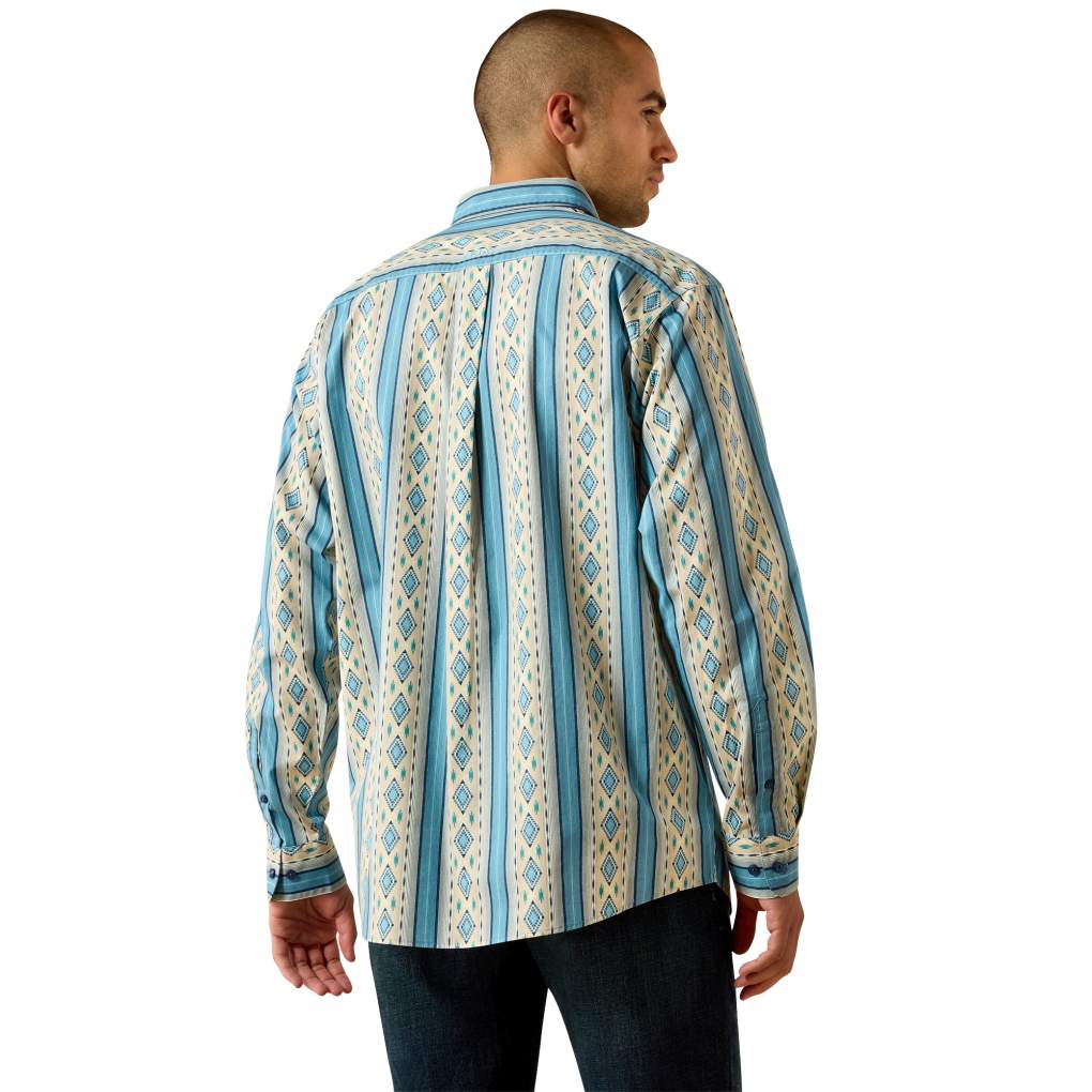 Ariat Mens Jaden Classic Shirt Summer Melon Southwest Print