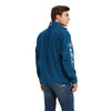 Ariat Mens Logo Softshell Jacket Majolica Blue