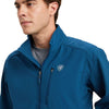 Ariat Mens Logo Softshell Jacket Majolica Blue