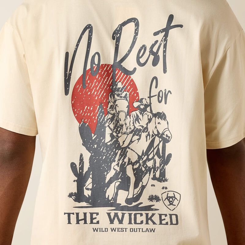 Ariat Mens The Wicked Boxy Tee Sandshell