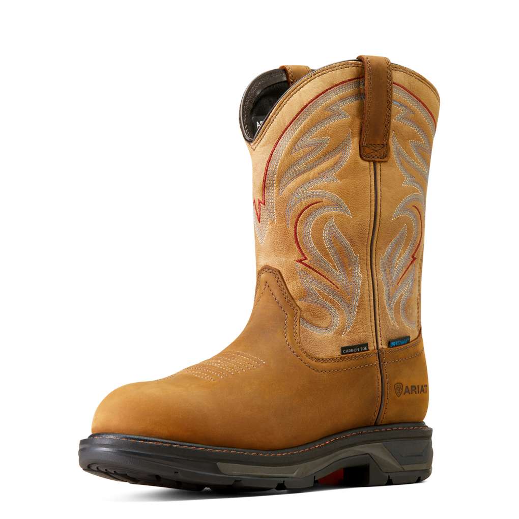 Ariat Mens Workhog H20 Dist Brn/Bravo Brn