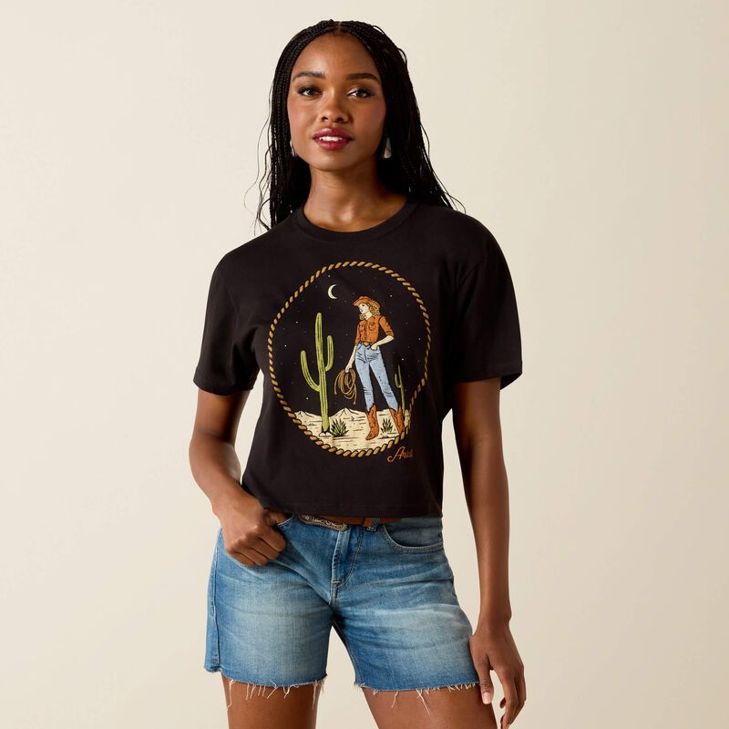 Ariat Ladies Night Sky Cowgirl Tee