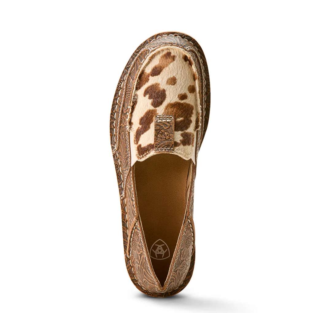 Ariat Ladies Cruiser Tan Floral Emboss/ Tan/White Brindle