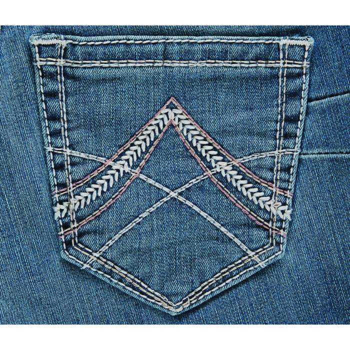 Ariat Ladies Real Straight Icon Ocean Short Jeans