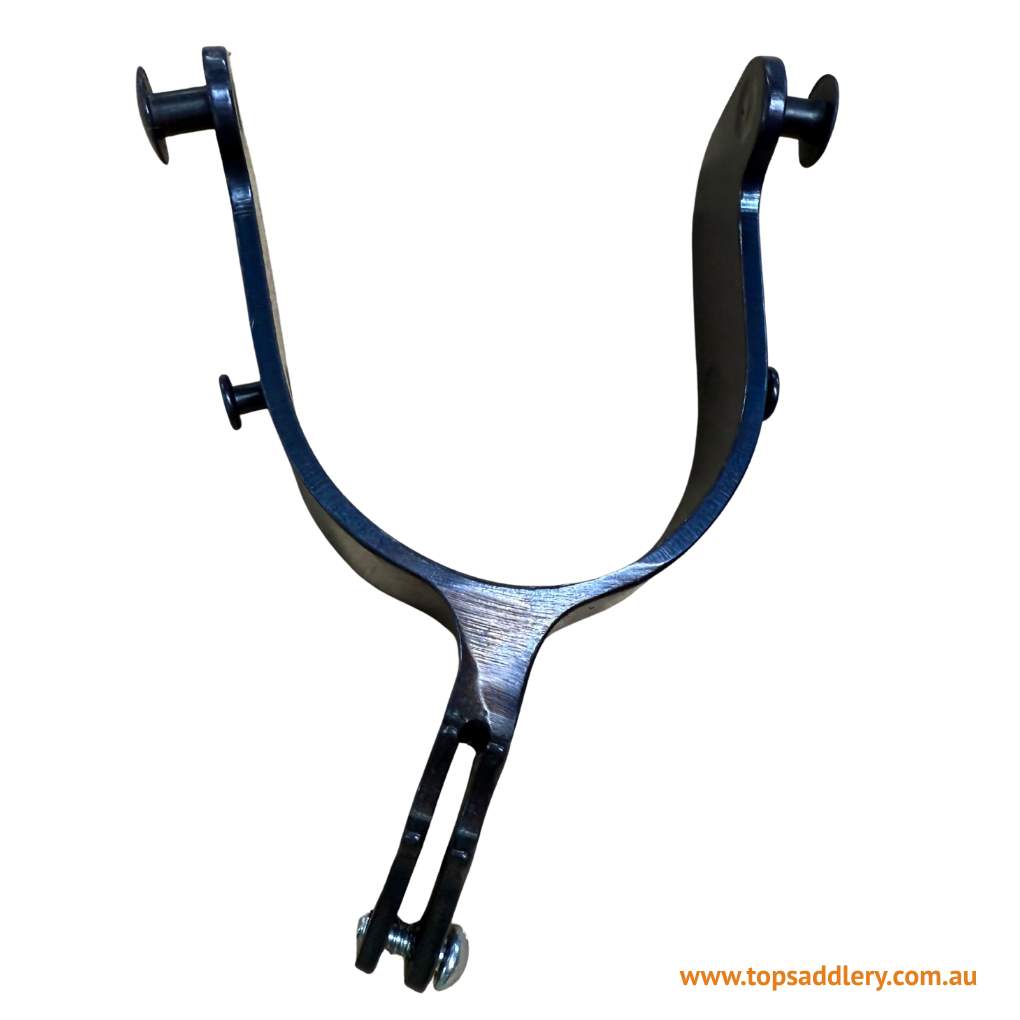 Barstow Bull Spurs 26 Deg Draggin Head 2 Inch Shank Pair