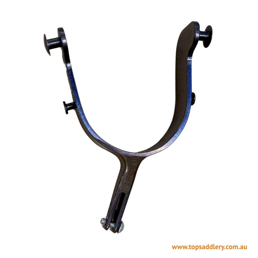 Barstow Bull Spurs 22 Deg 2inch Shank Pair