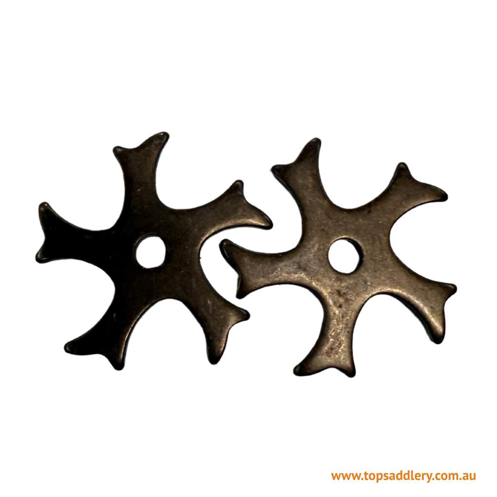 Barstow Draggin Head Bull Rowels Pair