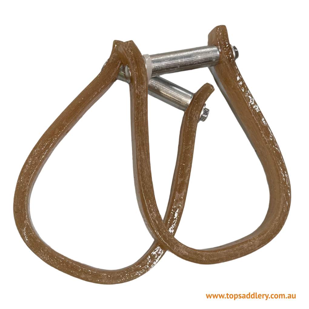 Barstow Saddle Bronc Stirrups 2.5 Inch Fibreglass Pair