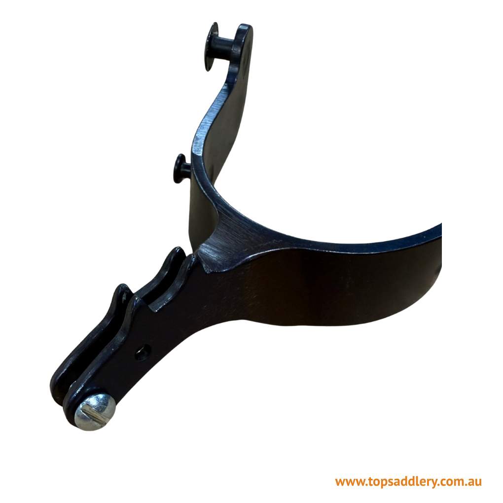 Barstow Bull Spurs 22 Deg Draggin Head 2 inch Shank Pair