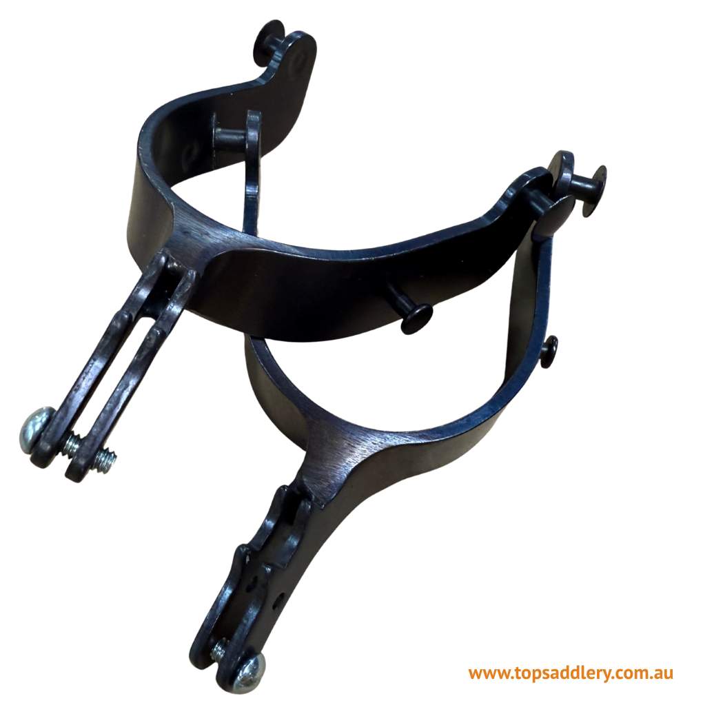 Barstow Bull Spurs 26 Deg Draggin Head 2 Inch Shank Pair