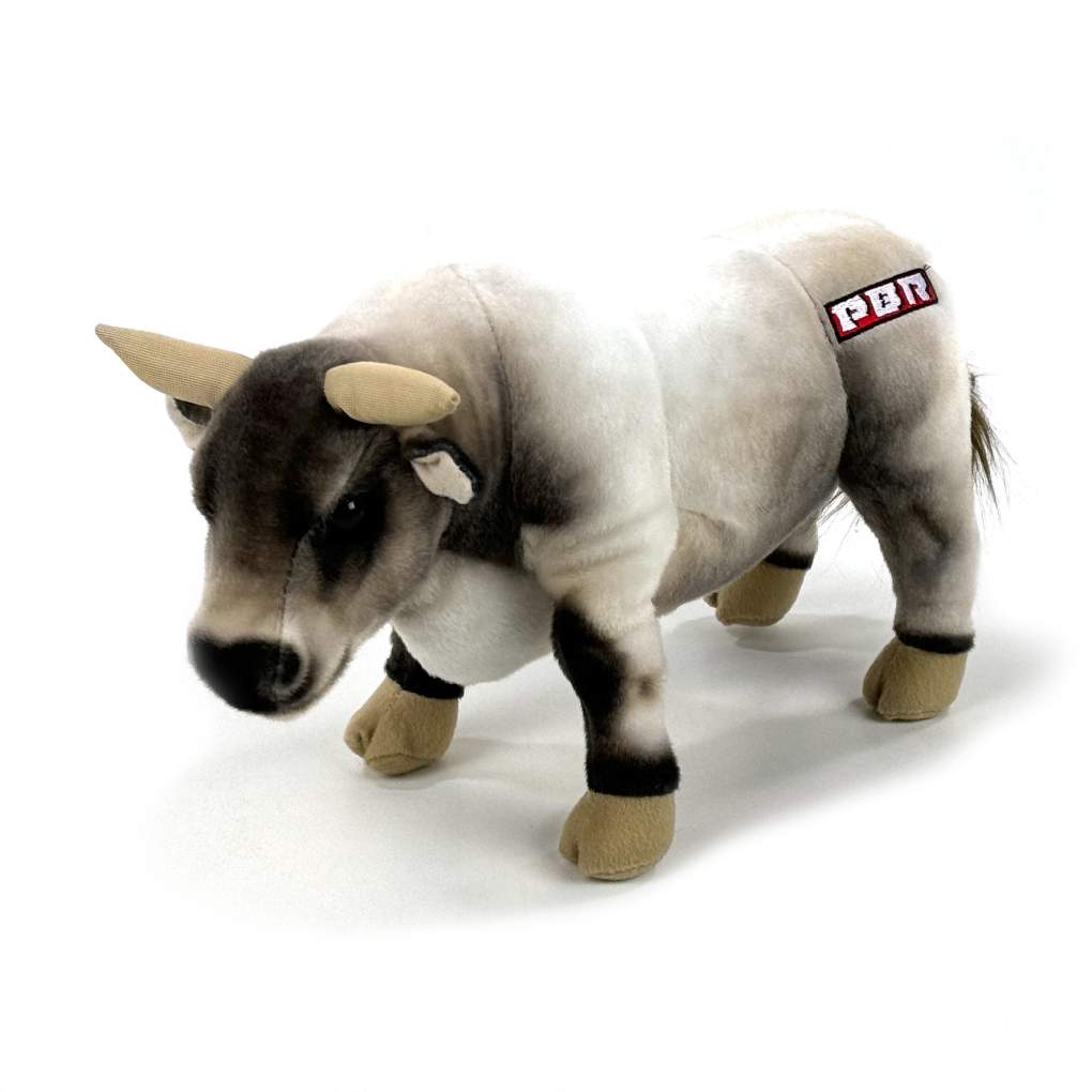 Big Country PBR Bull Grey PLush 14"