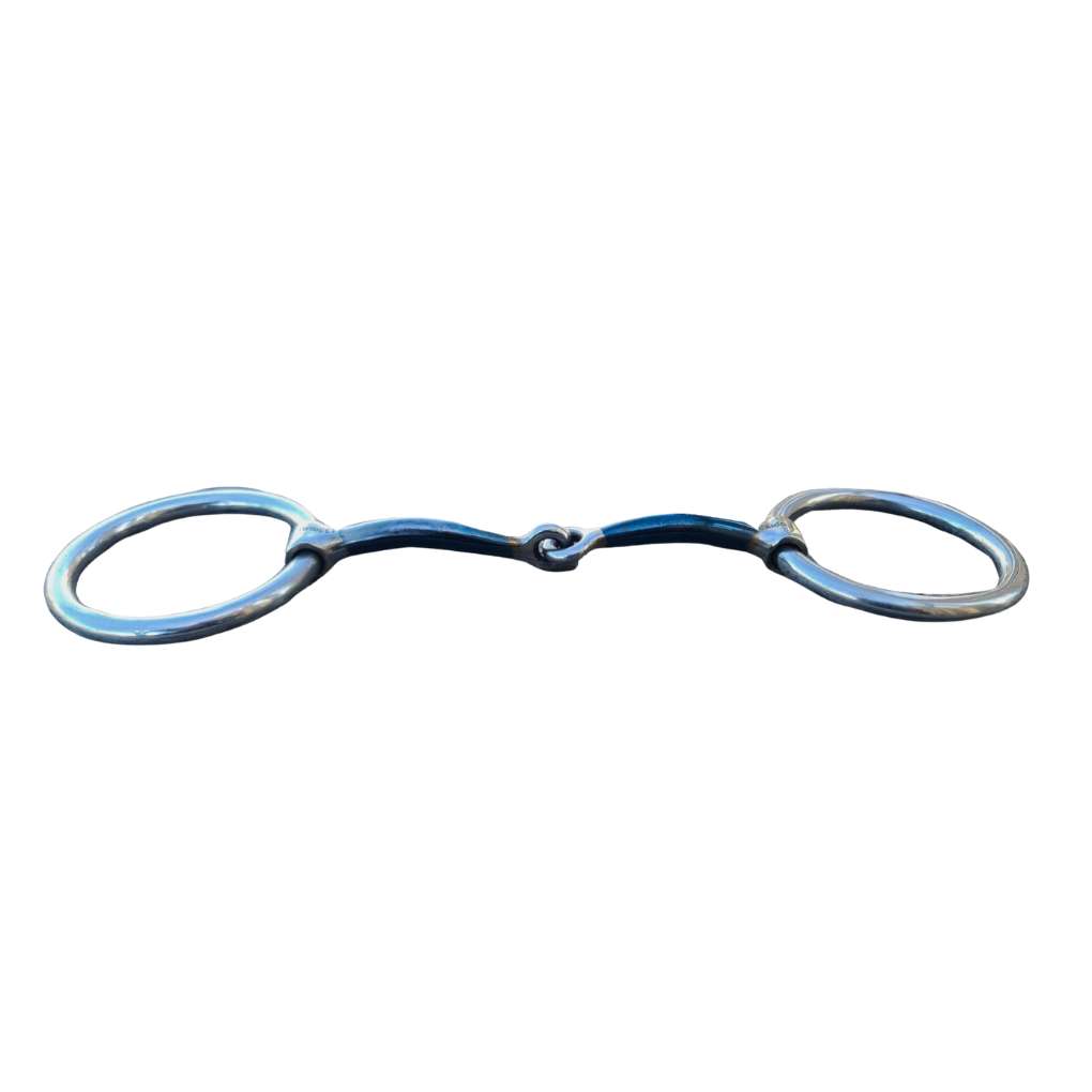 Toprail Medium Ring Sweetiron Snaffle Lockup Join 10mm