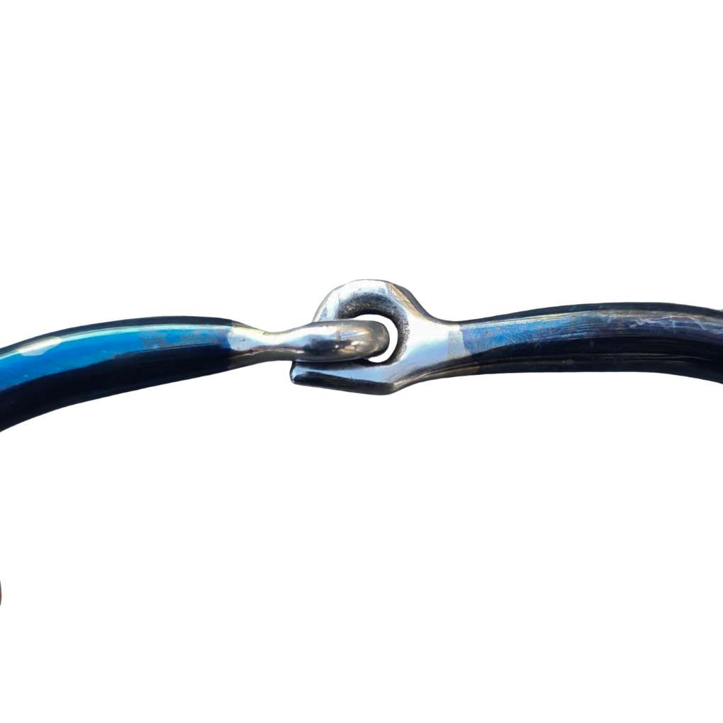 Toprail Medium Ring Sweetiron Snaffle Lockup Join 10mm