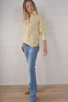 Bullrush Ladies Seascape Blair Gingham Check Shirt Yellow