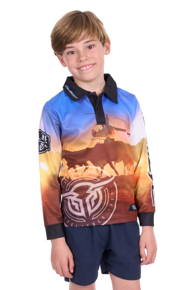 Bullzye Boys Outback Fishing Shirt