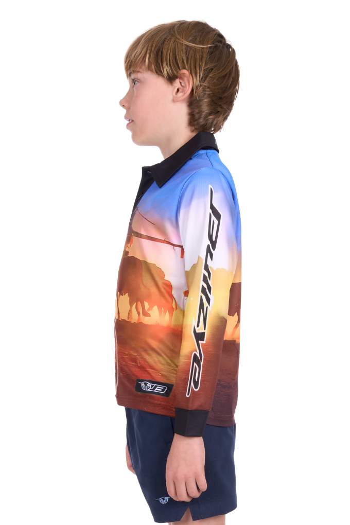 Bullzye Boys Outback Fishing Shirt