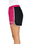 Bullzye Ladies Rachel Black/Pink Shorts