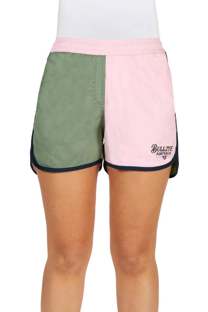 Bullzye Ladies Rachel Moss/Blush Shorts