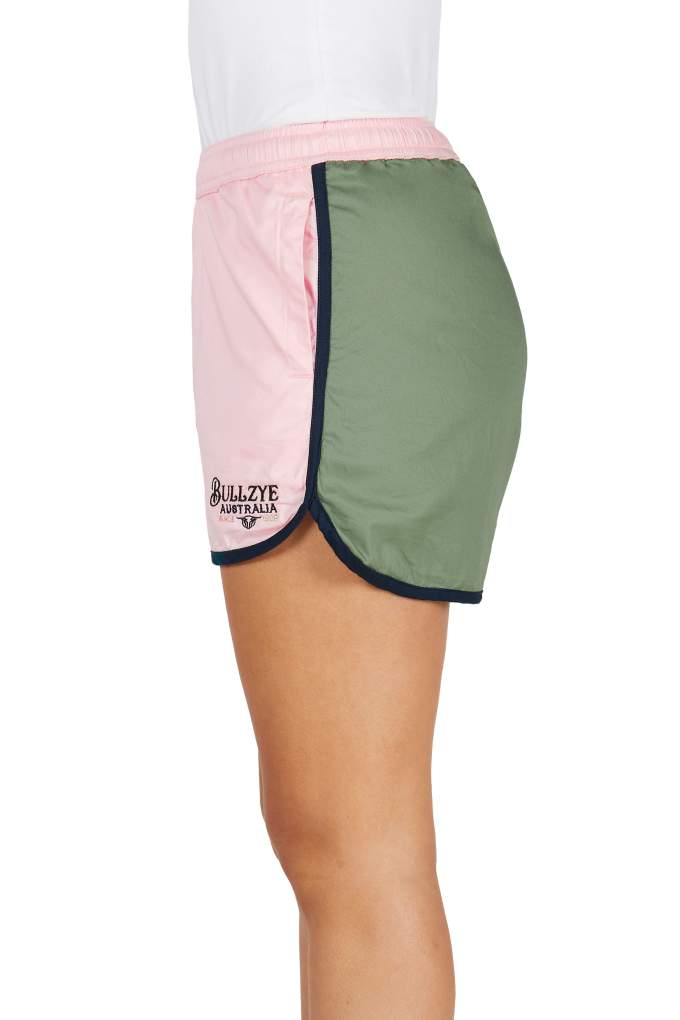 Bullzye Ladies Rachel Moss/Blush Shorts