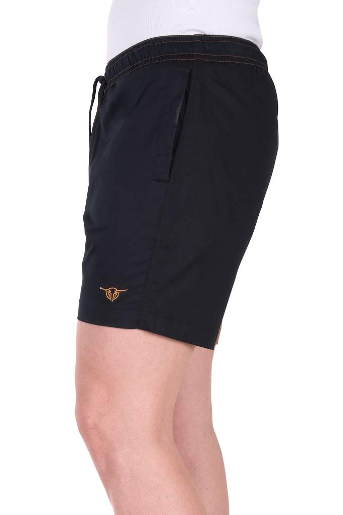 Bullzye Mens Walter Dark Tan/Black Shorts
