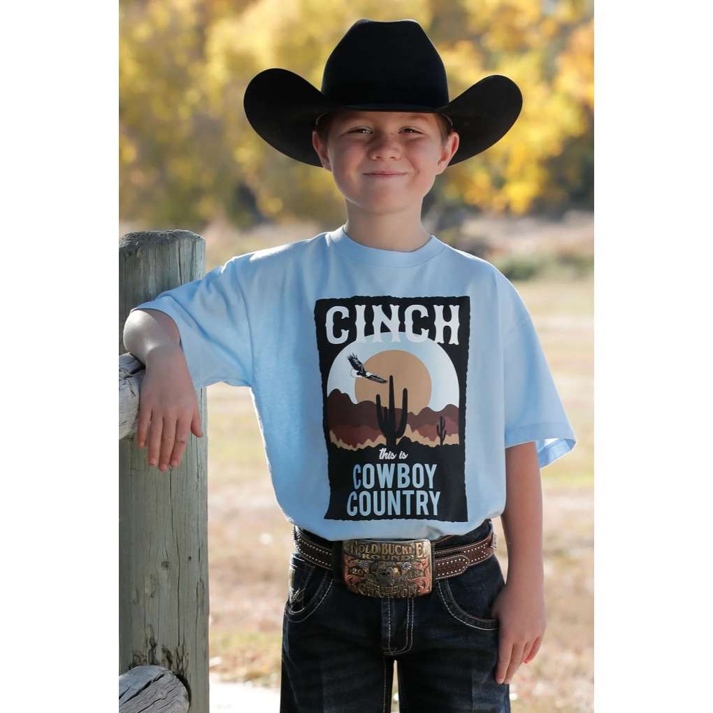 Cinch Boys Cowboy Country Tee