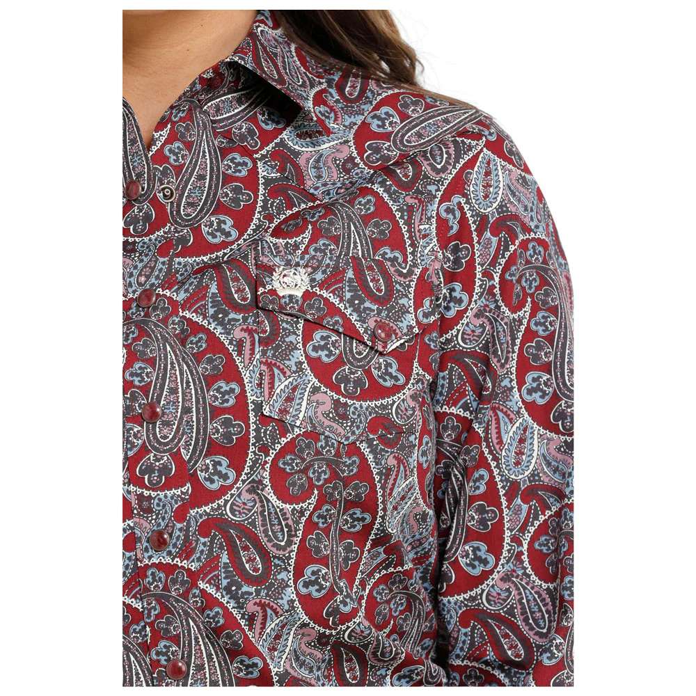 Cinch Ladies Paisley Western Shirt