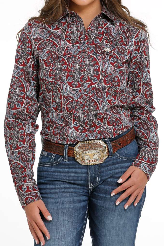 Cinch Ladies Paisley Western Shirt