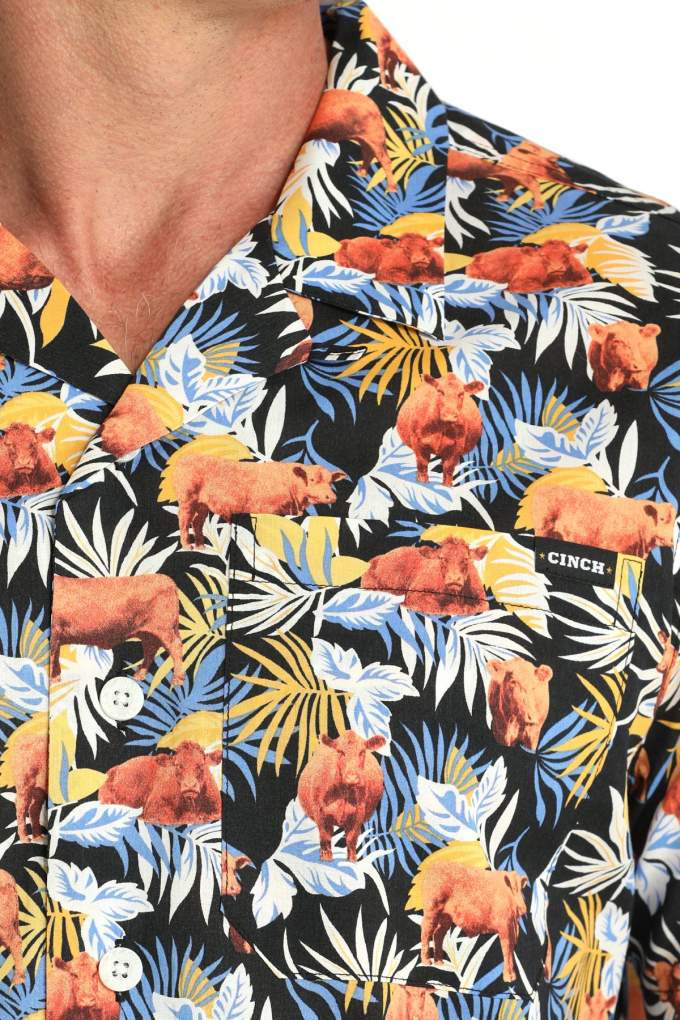 Cinch Mens Aloha Angus S/S Shirt
