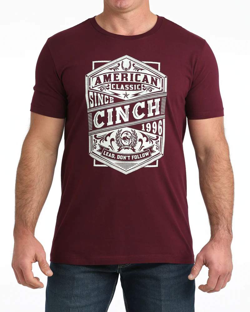 Cinch Mens MTT1690704 American Classic Tee
